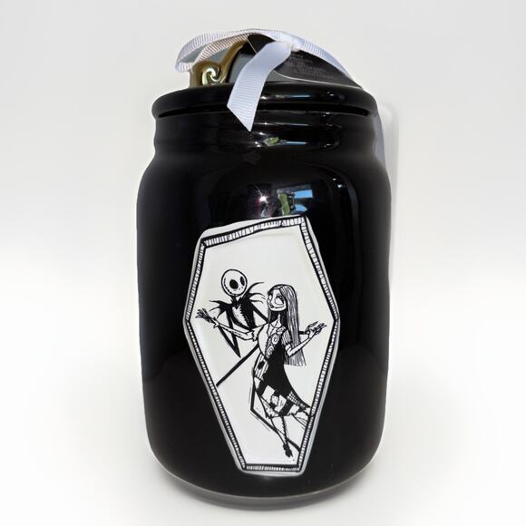 Rae Dunn Disney Jack Sally Canister Nightmare Before Christmas Halloween NEW - Picture 1 of 5